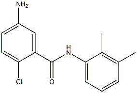 5-amino-2-chloro-N-(2,3-dimethylphenyl)benzamide 结构式