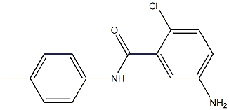 5-amino-2-chloro-N-(4-methylphenyl)benzamide 结构式