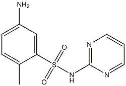 5-amino-2-methyl-N-(pyrimidin-2-yl)benzene-1-sulfonamide 结构式