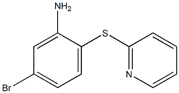 5-bromo-2-(pyridin-2-ylsulfanyl)aniline 结构式