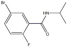 5-bromo-2-fluoro-N-isopropylbenzamide 结构式