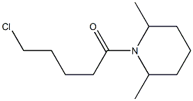 5-chloro-1-(2,6-dimethylpiperidin-1-yl)pentan-1-one 结构式