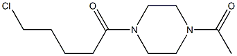 5-chloro-1-(4-acetylpiperazin-1-yl)pentan-1-one 结构式