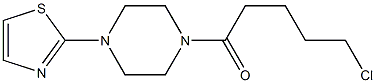 5-chloro-1-[4-(1,3-thiazol-2-yl)piperazin-1-yl]pentan-1-one 结构式