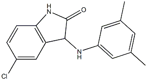 5-chloro-3-[(3,5-dimethylphenyl)amino]-2,3-dihydro-1H-indol-2-one 结构式