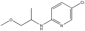 5-chloro-N-(1-methoxypropan-2-yl)pyridin-2-amine 结构式