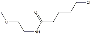 5-chloro-N-(2-methoxyethyl)pentanamide 结构式