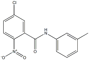5-chloro-N-(3-methylphenyl)-2-nitrobenzamide 结构式