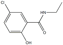 5-chloro-N-ethyl-2-hydroxybenzamide 结构式