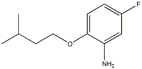 5-fluoro-2-(3-methylbutoxy)aniline 结构式