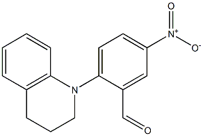 5-nitro-2-(1,2,3,4-tetrahydroquinolin-1-yl)benzaldehyde 结构式
