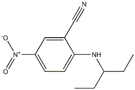 5-nitro-2-(pentan-3-ylamino)benzonitrile 结构式