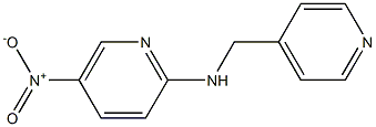 5-nitro-N-(pyridin-4-ylmethyl)pyridin-2-amine 结构式