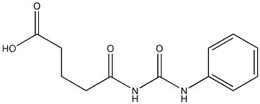 5-oxo-5-[(phenylcarbamoyl)amino]pentanoic acid 结构式