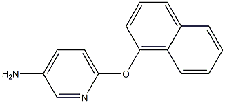 6-(1-naphthyloxy)pyridin-3-amine 结构式