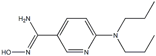 6-(dipropylamino)-N'-hydroxypyridine-3-carboximidamide 结构式