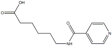 6-(isonicotinoylamino)hexanoic acid 结构式