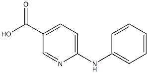 6-(phenylamino)pyridine-3-carboxylic acid 结构式