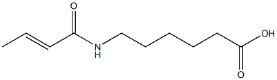 6-[(2E)-but-2-enoylamino]hexanoic acid 结构式