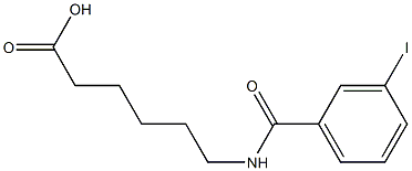 6-[(3-iodophenyl)formamido]hexanoic acid 结构式