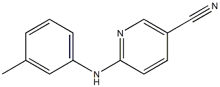 6-[(3-methylphenyl)amino]nicotinonitrile 结构式