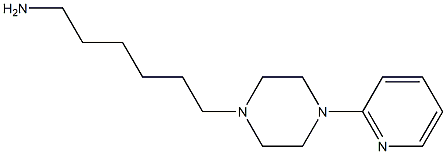 6-[4-(pyridin-2-yl)piperazin-1-yl]hexan-1-amine 结构式