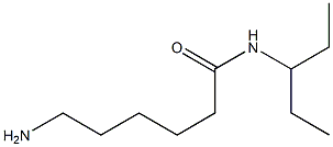 6-amino-N-(1-ethylpropyl)hexanamide 结构式