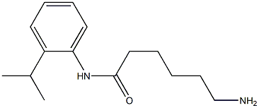 6-amino-N-(2-isopropylphenyl)hexanamide 结构式