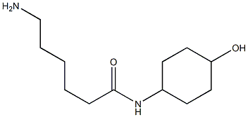 6-amino-N-(4-hydroxycyclohexyl)hexanamide 结构式