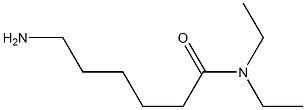 6-amino-N,N-diethylhexanamide 结构式