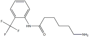 6-amino-N-[2-(trifluoromethyl)phenyl]hexanamide 结构式