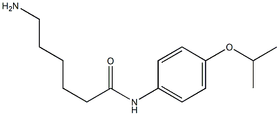 6-amino-N-[4-(propan-2-yloxy)phenyl]hexanamide 结构式