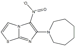 6-azepan-1-yl-5-nitroimidazo[2,1-b][1,3]thiazole 结构式