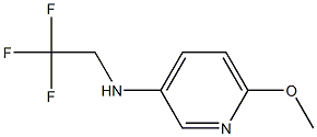 6-methoxy-N-(2,2,2-trifluoroethyl)pyridin-3-amine 结构式