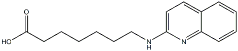 7-(quinolin-2-ylamino)heptanoic acid 结构式