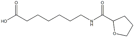 7-[(tetrahydrofuran-2-ylcarbonyl)amino]heptanoic acid 结构式