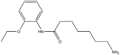 7-amino-N-(2-ethoxyphenyl)heptanamide 结构式