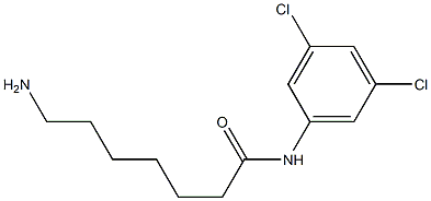 7-amino-N-(3,5-dichlorophenyl)heptanamide 结构式