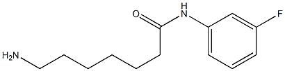 7-amino-N-(3-fluorophenyl)heptanamide 结构式