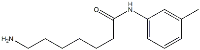 7-amino-N-(3-methylphenyl)heptanamide 结构式