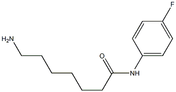 7-amino-N-(4-fluorophenyl)heptanamide 结构式