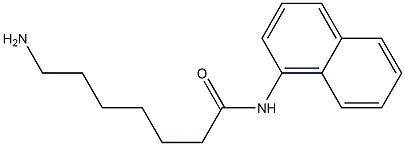 7-amino-N-1-naphthylheptanamide 结构式