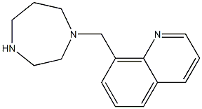8-(1,4-diazepan-1-ylmethyl)quinoline 结构式