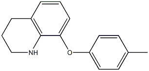 8-(4-methylphenoxy)-1,2,3,4-tetrahydroquinoline 结构式