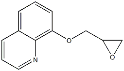 8-(oxiran-2-ylmethoxy)quinoline 结构式