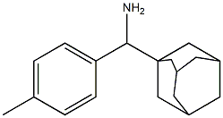 adamantan-1-yl(4-methylphenyl)methanamine 结构式