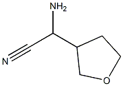 amino(tetrahydrofuran-3-yl)acetonitrile 结构式
