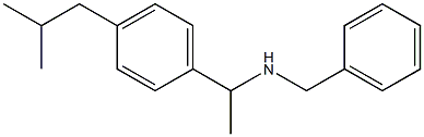 benzyl({1-[4-(2-methylpropyl)phenyl]ethyl})amine 结构式