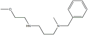 benzyl({3-[(2-methoxyethyl)amino]propyl})methylamine 结构式