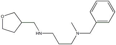 benzyl(methyl){3-[(oxolan-3-ylmethyl)amino]propyl}amine 结构式